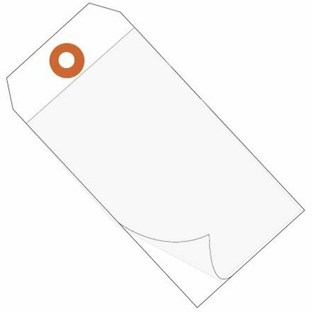 BSC PREFERRED 6 1/4 x 3 1/8'' White Self-Laminating Tags, 100PK S-15227W